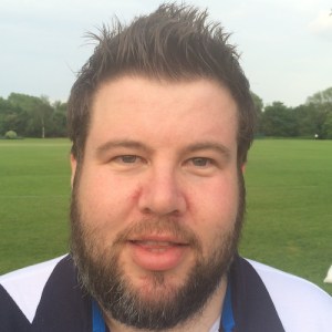 Matt Wright - brilliant first bowling spell and grabbed his first wicket.